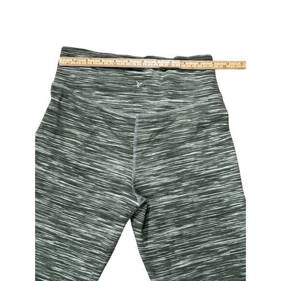 Old Navy Active Powerchill High-Rise Flare Go-Dry Pants XL 14-16 Green Striped - Picture 8 of 9